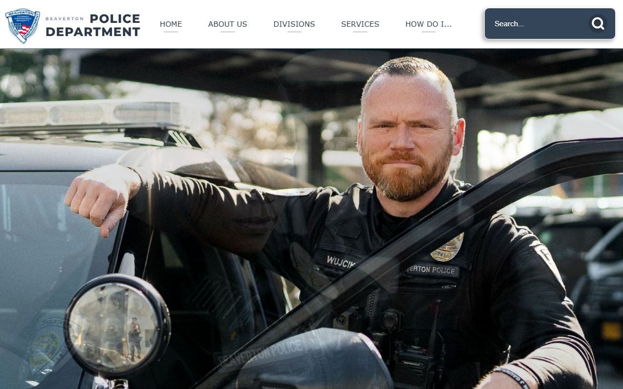 Beaverton Police Department community outreach and services page