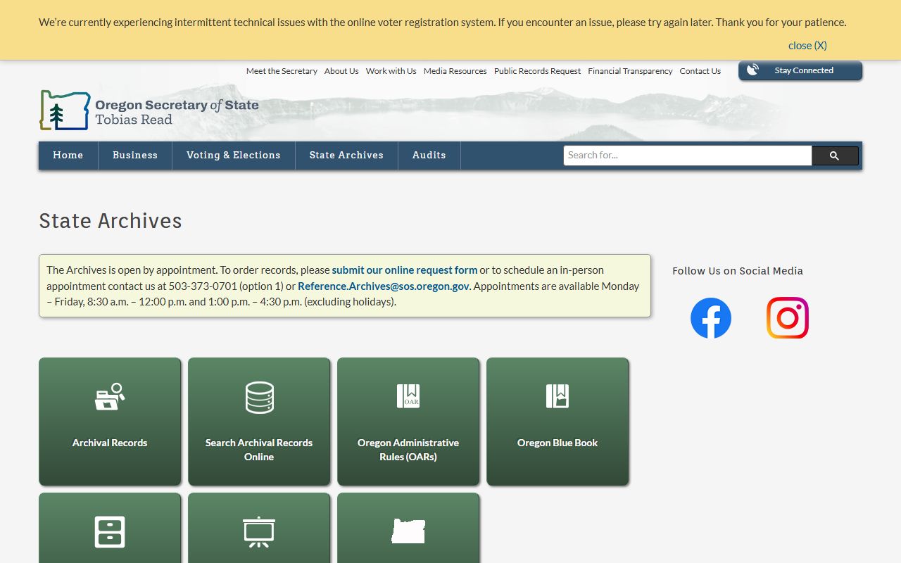 Oregon Department of Justice public records manual for police blotter access